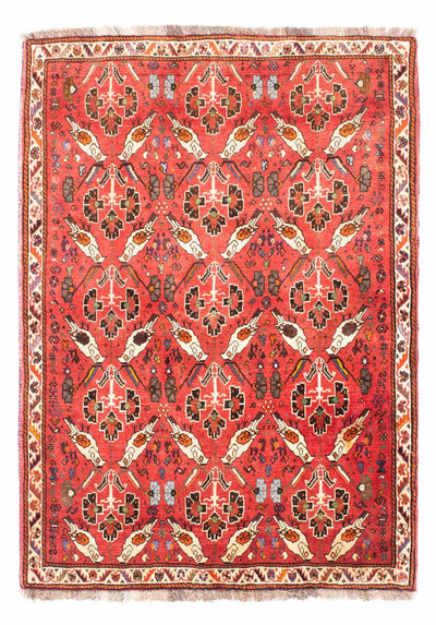 Shiraz Teppich 117x162cm - Perserteppich - hellrot