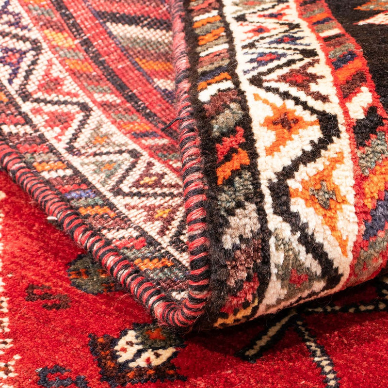 Shiraz Teppich 118x162cm - Perserteppich - dunkelrot