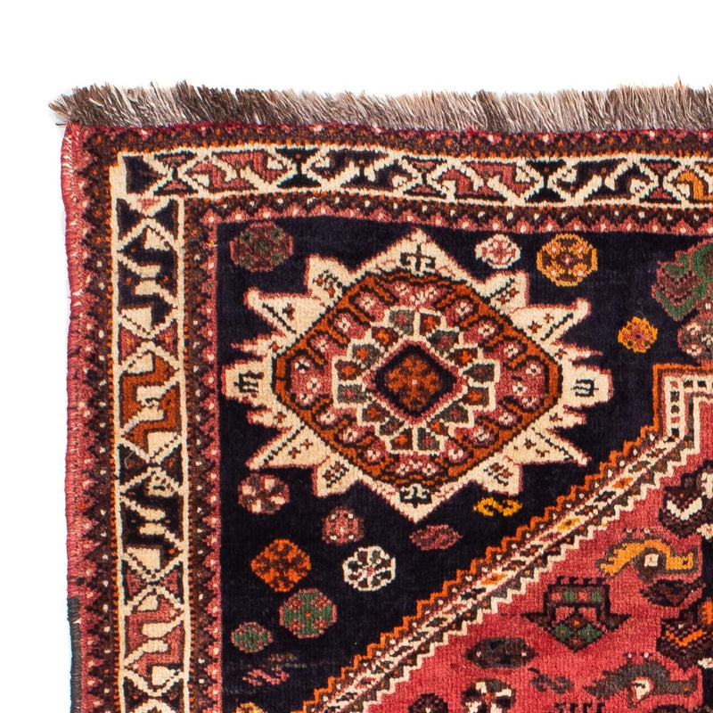 Shiraz Teppich 106x160cm - Perserteppich - dunkelrot