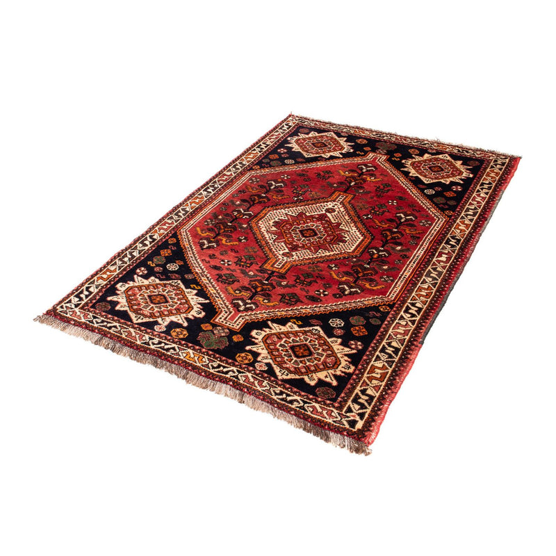 Shiraz Teppich 106x160cm - Perserteppich - dunkelrot