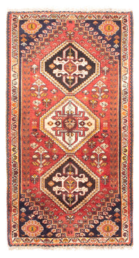 Shiraz Teppich 80x153cm - Perserteppich - dunkelrot – product image