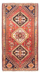 Shiraz Teppich 80x153cm - Perserteppich - dunkelrot