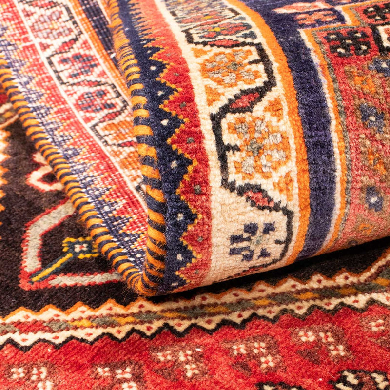 Shiraz Teppich 80x153cm - Perserteppich - dunkelrot