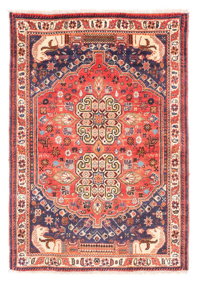 Shiraz Teppich 112x155cm - Perserteppich - hellrot