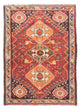 Shiraz Teppich 110x143cm - Perserteppich - dunkelrot