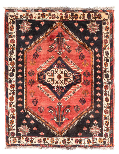 Shiraz Teppich 110x147cm - Perserteppich - dunkelblau