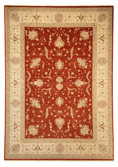 Ziegler Teppich 254x350cm - Orientteppich - dunkelrot