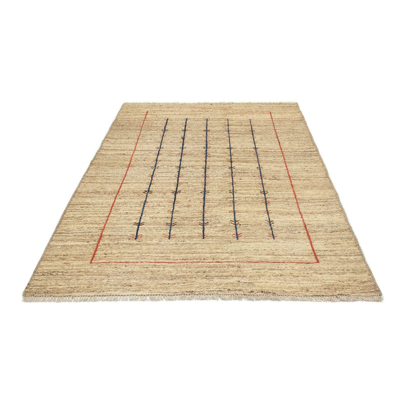 Gabbeh Persisch Teppich 140x200cm - Perserteppich Wollteppich - beige