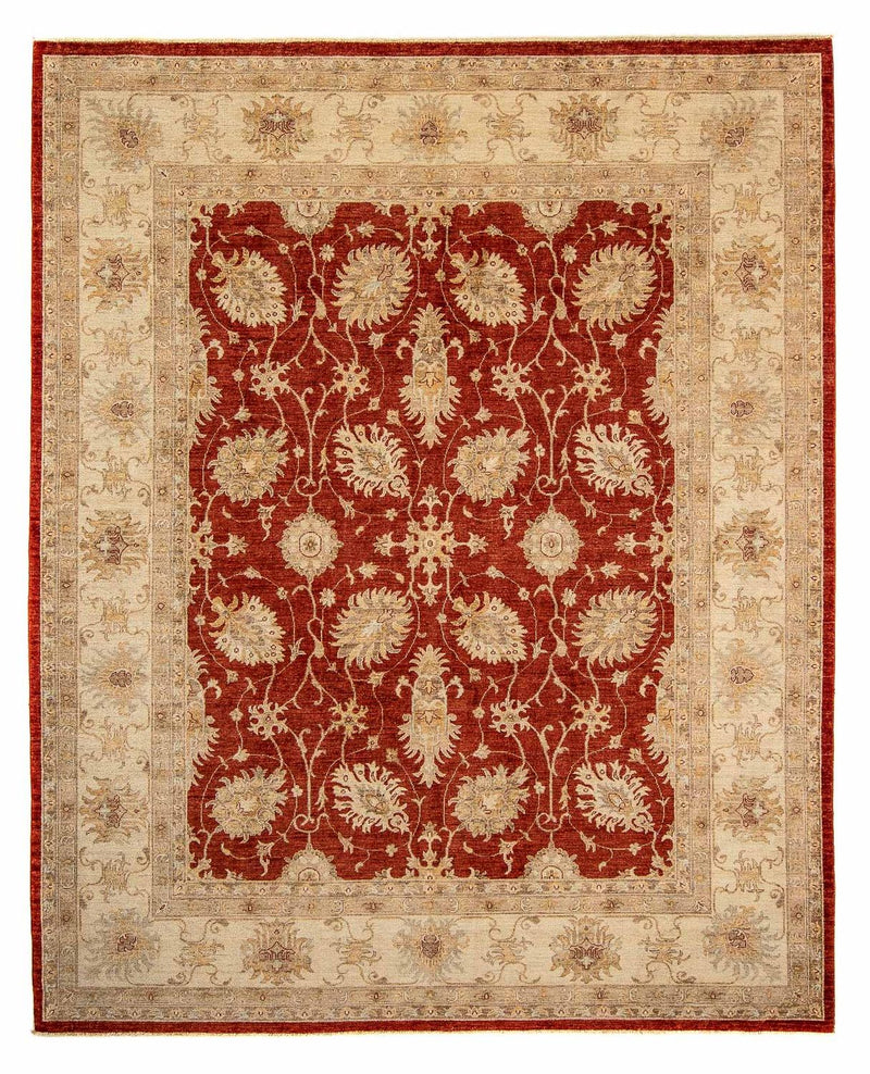 Ziegler Teppich 249x295cm - Orientteppich - dunkelrot