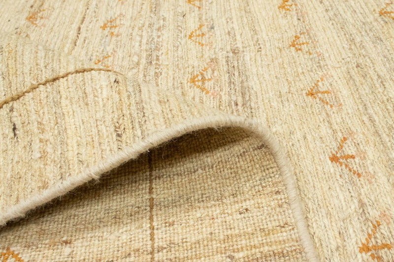 Gabbeh Persisch Teppich 147x195cm - Perserteppich Wollteppich - beige