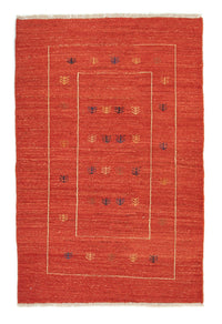 Gabbeh Persisch Teppich 114x180cm - Perserteppich Wollteppich - rot – product image