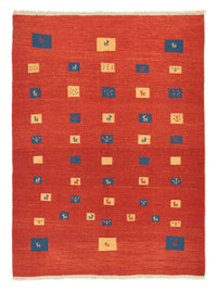 Gabbeh Persisch Teppich 164x225cm - Perserteppich Wollteppich - rot – product image
