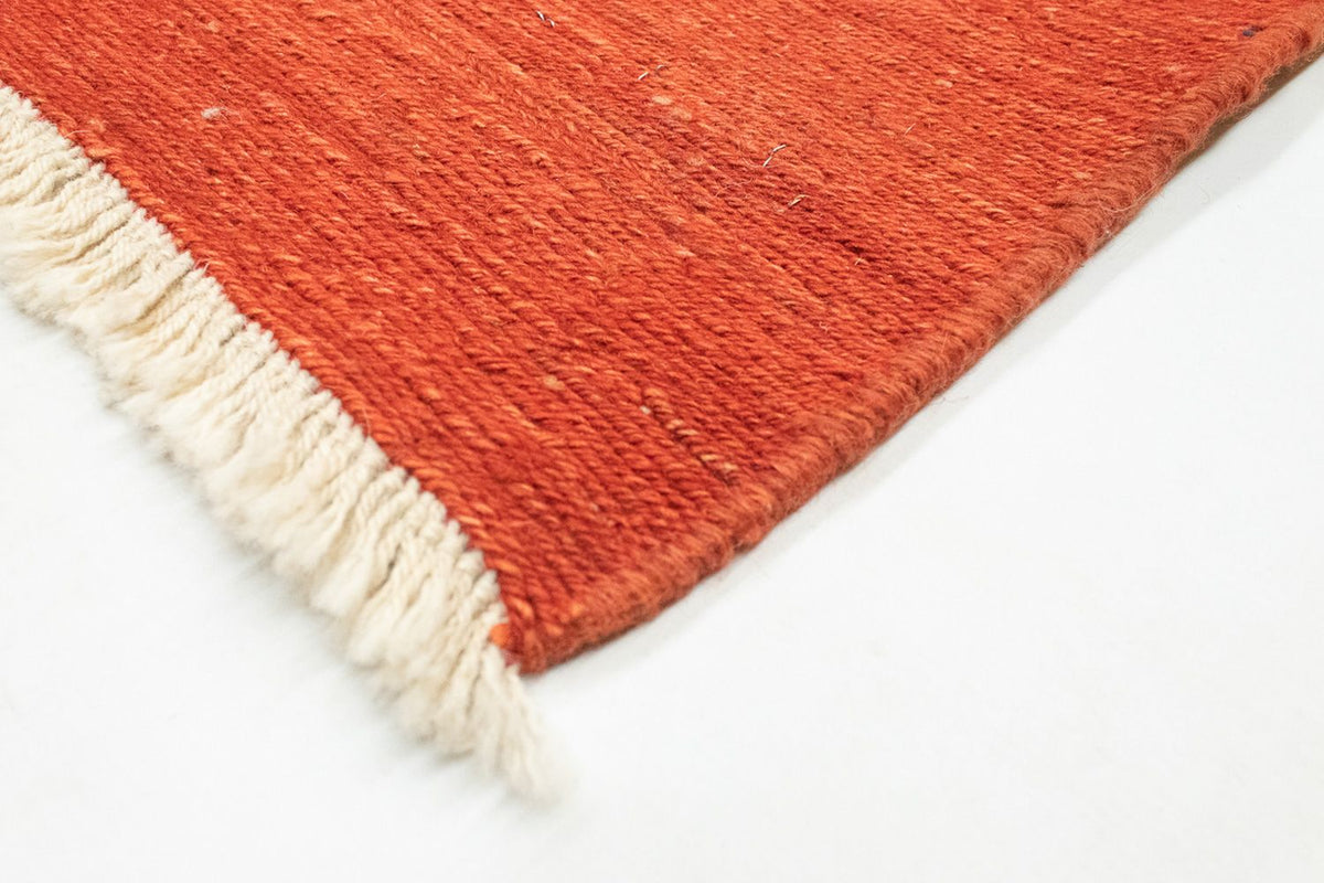Gabbeh Persisch Teppich 164x225cm - Perserteppich Wollteppich - rot