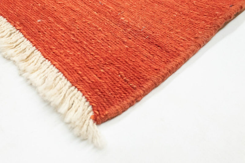 Gabbeh Persisch Teppich 164x225cm - Perserteppich Wollteppich - rot
