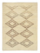 Gabbeh Persisch Teppich 146x198cm - Perserteppich Wollteppich - beige