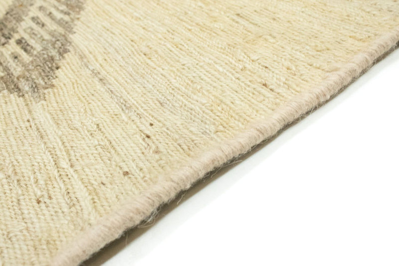 Gabbeh Persisch Teppich 146x198cm - Perserteppich Wollteppich - beige