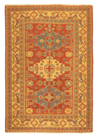 Kelim Seide Teppich 206x248cm - dunkelrot – product image