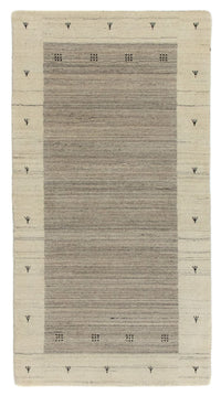 Loribaft Teppich Perser 70x140cm - Wollteppich - beige – product image
