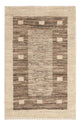 Gabbeh Persisch Teppich 76x122cm - Perserteppich Wollteppich - natur