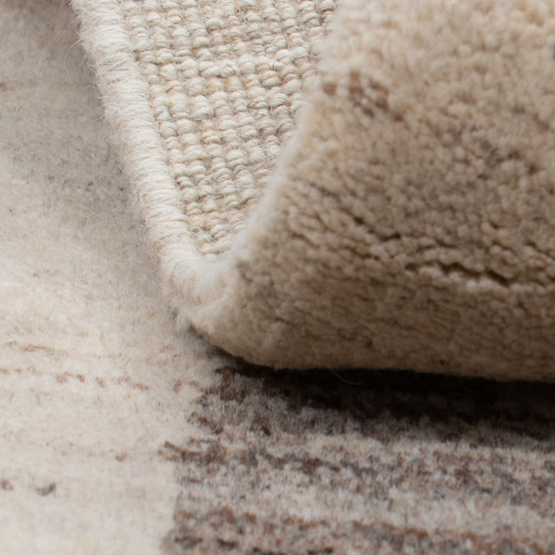 Gabbeh Persisch Teppich 76x122cm - Perserteppich Wollteppich - natur