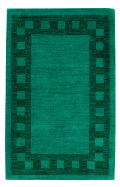 Ziegler Modern Teppich 79x125cm - Orientteppich - grün