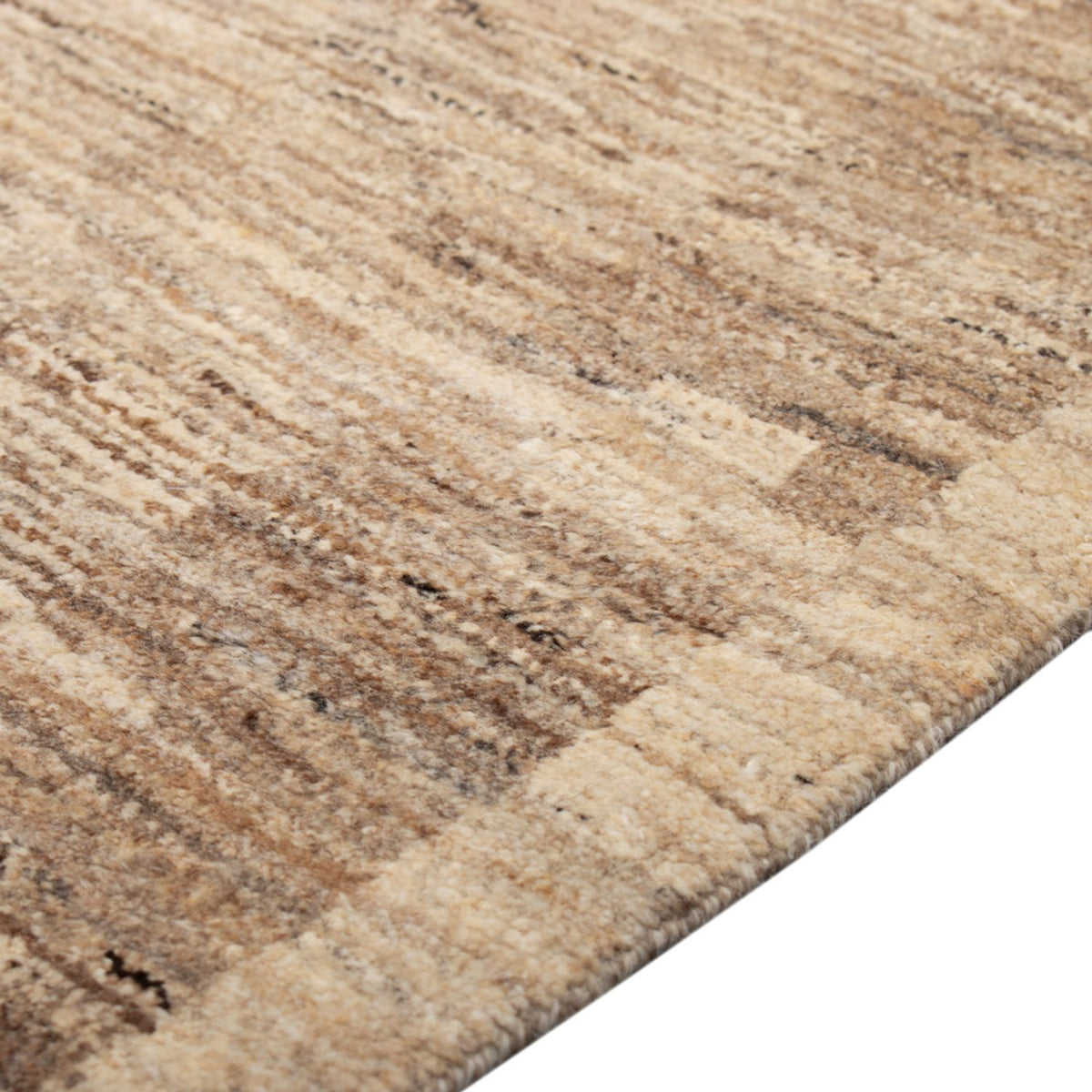 Gabbeh Persisch Teppich 72x127cm - Perserteppich Wollteppich - natur