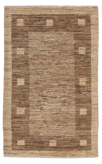 Gabbeh Persisch Teppich 77x126cm - Perserteppich Wollteppich - natur – product image