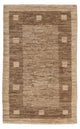 Gabbeh Persisch Teppich 77x126cm - Perserteppich Wollteppich - natur