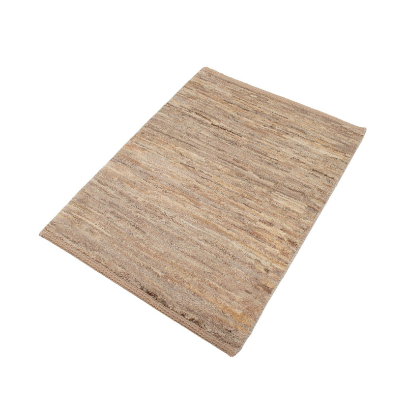 Gabbeh Persisch Teppich 77x97cm - Perserteppich Wollteppich - natur