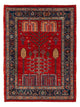Kaschkuli Teppich 85x120cm - Perserteppich - rot