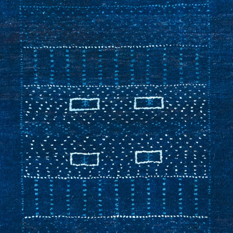 Loribaft Teppich Perser 75x132cm - Orientteppich - dunkelblau