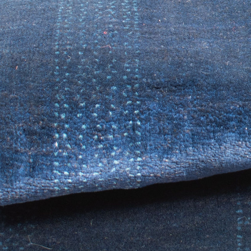 Loribaft Teppich Perser 75x132cm - Orientteppich - dunkelblau