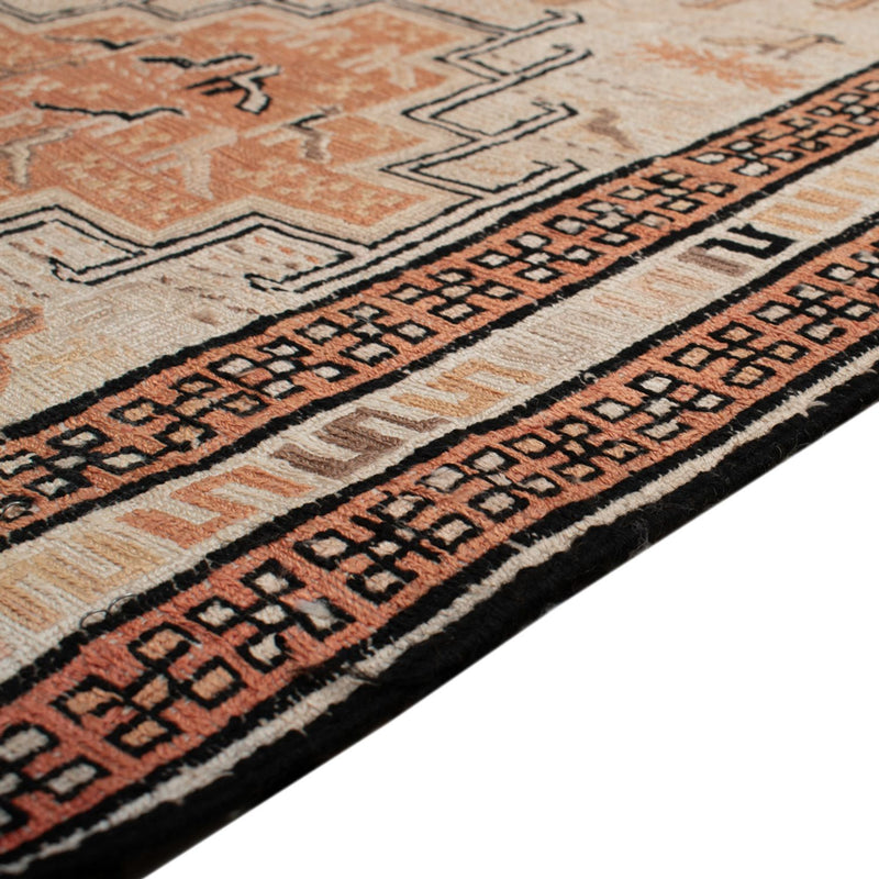 Kelim Seide Teppich 63x107cm - beige