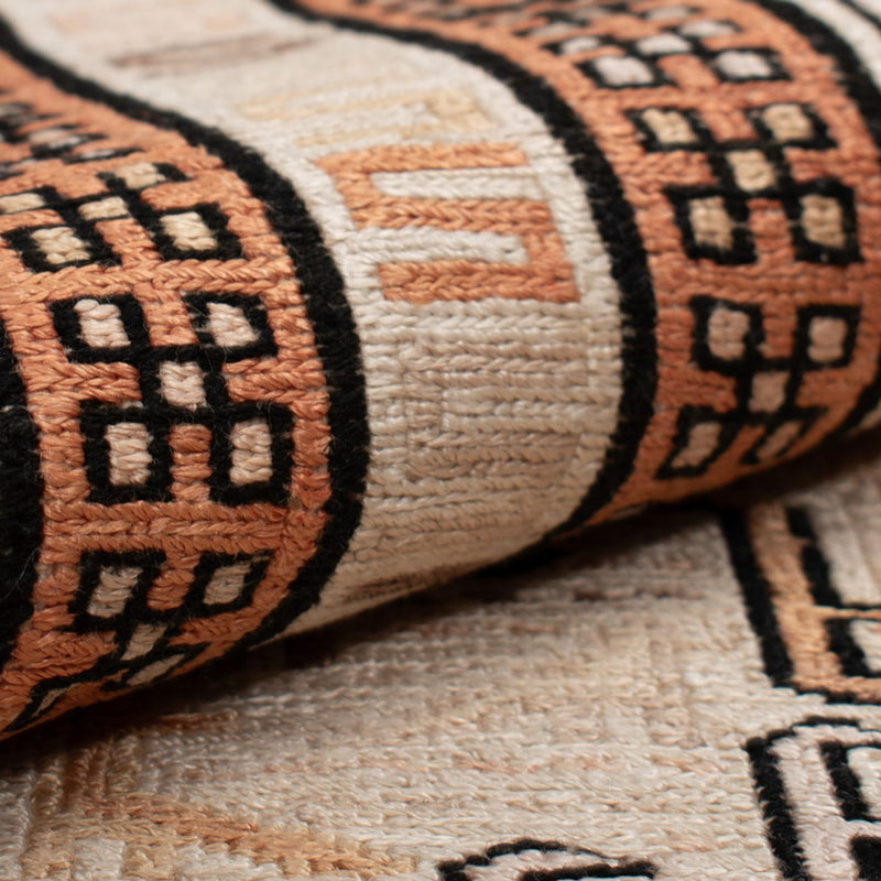 Kelim Seide Teppich 62x103cm - beige