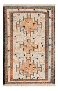 Kelim Seide Teppich 65x101cm - beige – product image