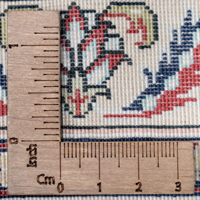 China Seide Teppich 370x552cm - Orientteppich - dunkelblau