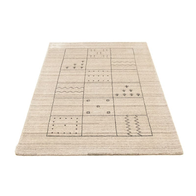 Vintage Teppich 90x160cm - silber