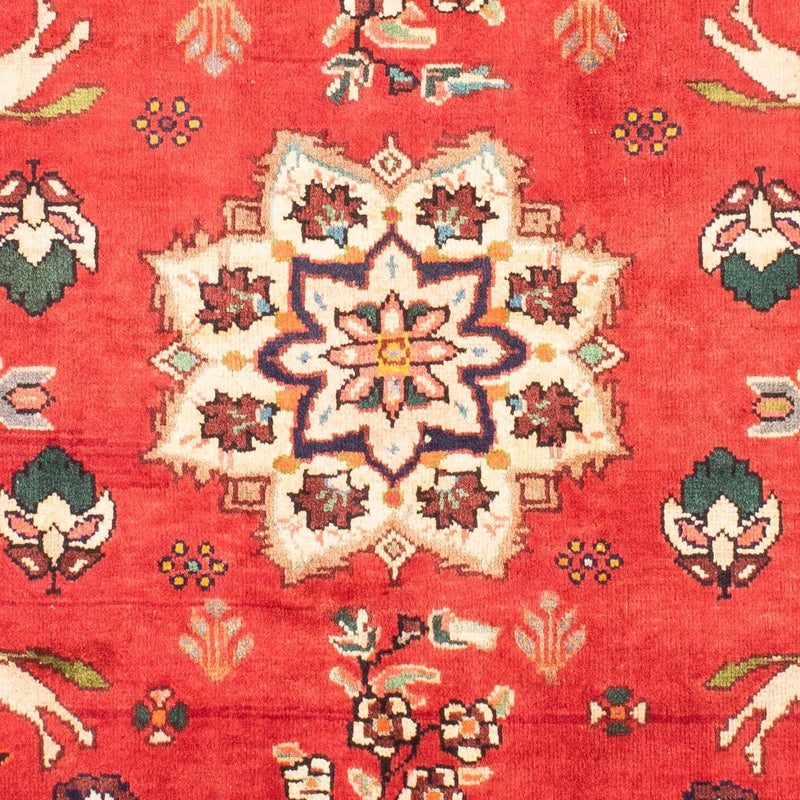 Shiraz Teppich 120x162cm - Perserteppich - dunkelrot