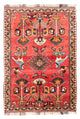 Shiraz Teppich 112x168cm - Perserteppich - dunkelrot