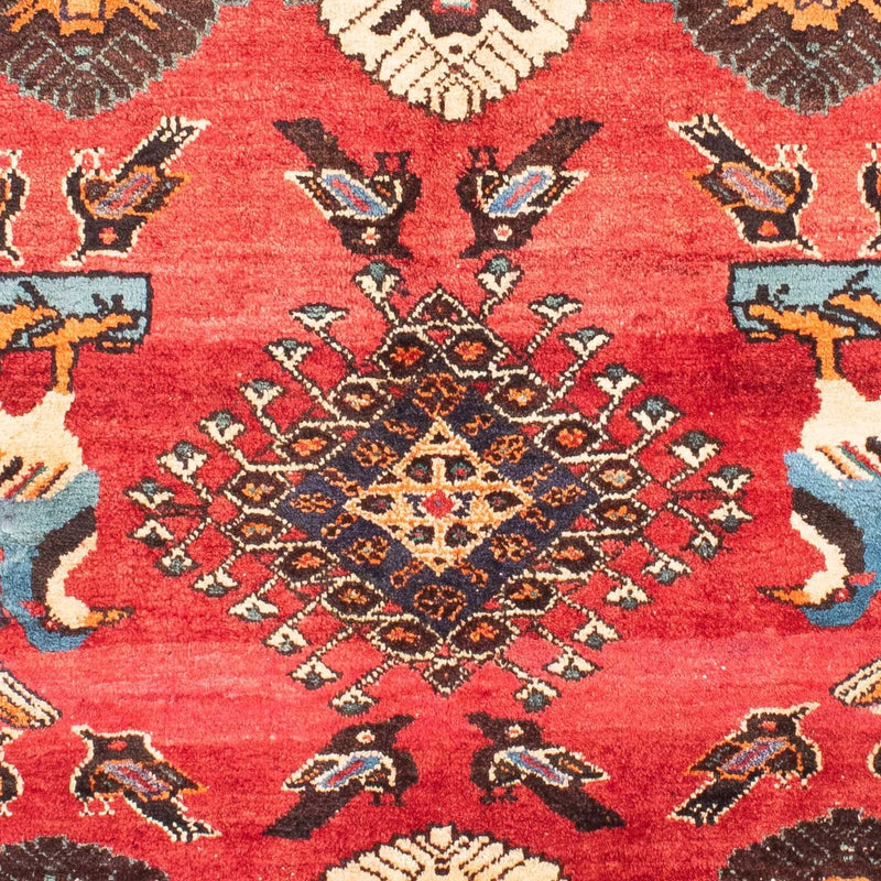 Shiraz Teppich 112x168cm - Perserteppich - dunkelrot
