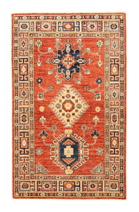 Kazak Teppich 98x163cm - Orientteppich - rost – product image