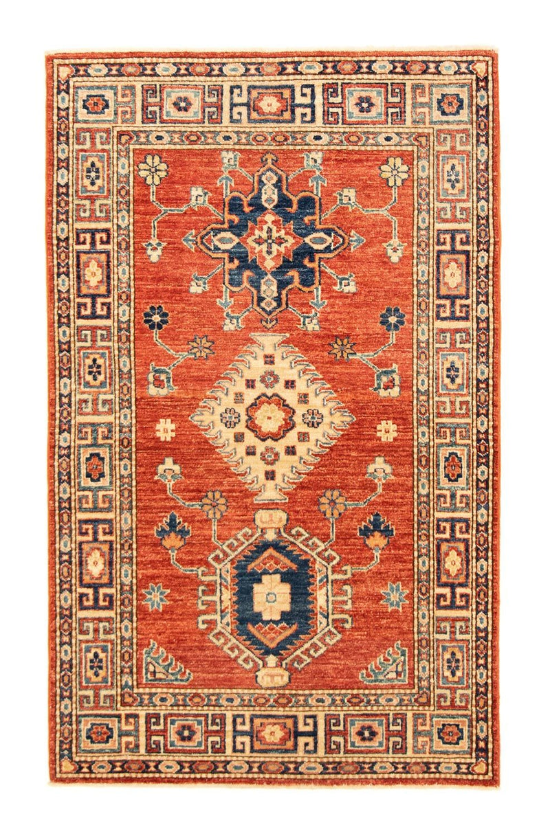 Kazak Teppich 98x163cm - Orientteppich - rost