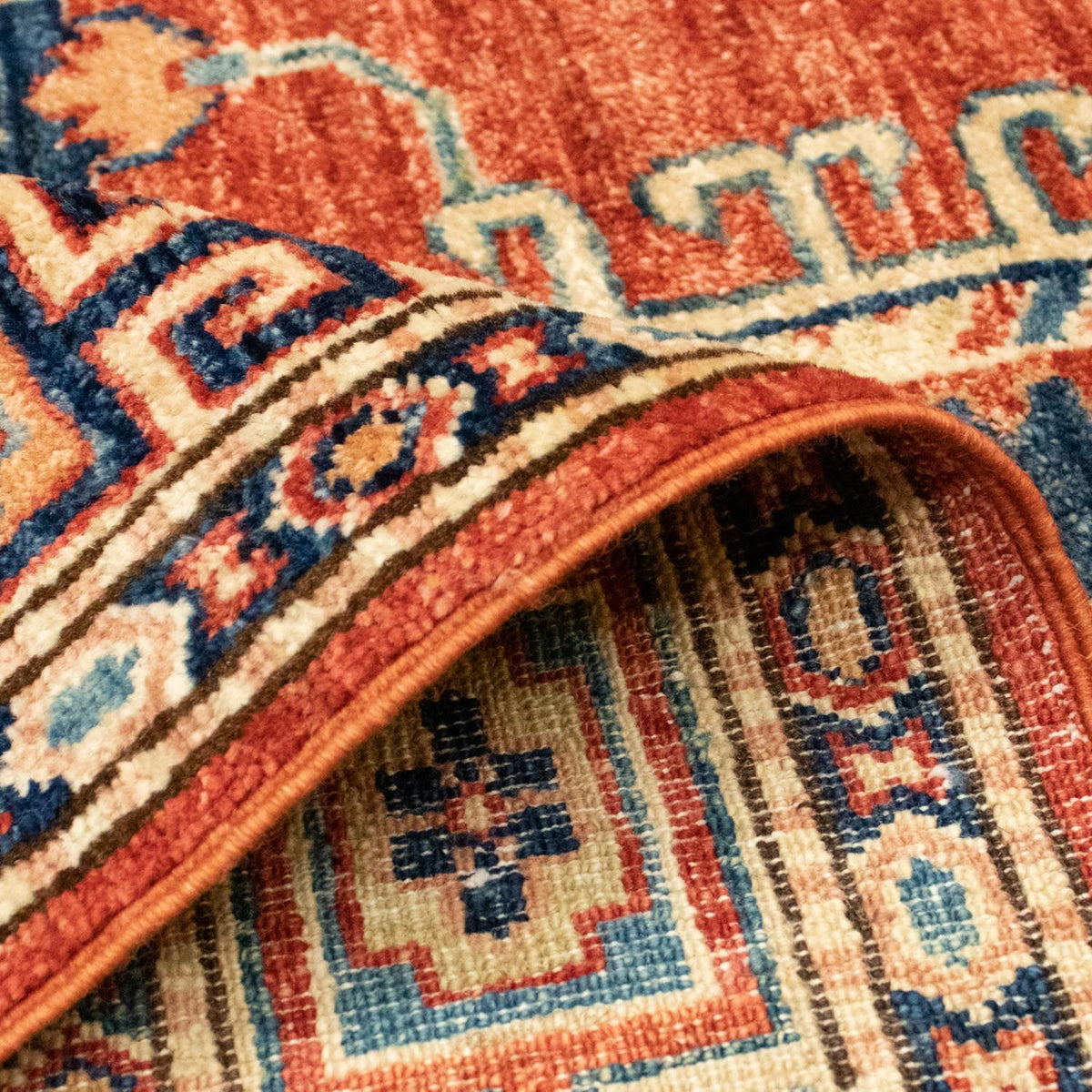 Kazak Teppich 98x163cm - Orientteppich - rost