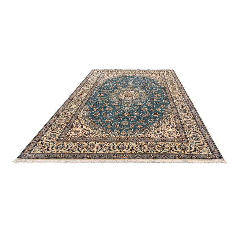Nain Teppich 204x315cm - Perserteppich - seeblau
