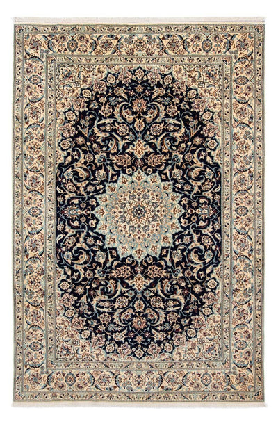 Nain Teppich 199x302cm - Perserteppich - schwarz
