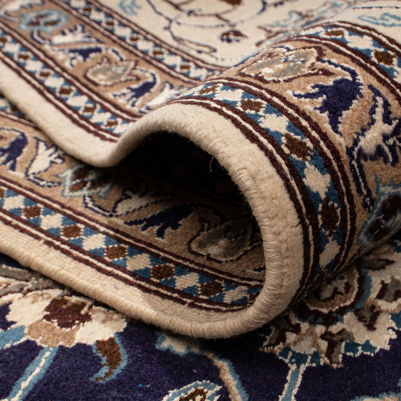 Nain Teppich 194x297cm - Perserteppich - dunkelblau