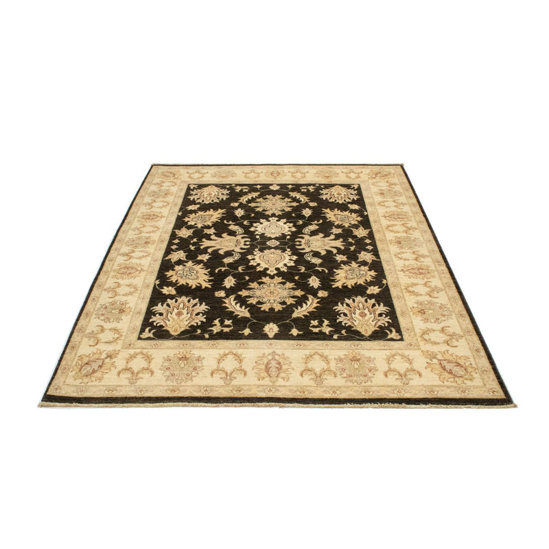 Farahan Teppich 149x194cm - Perserteppich - dunkelgrau