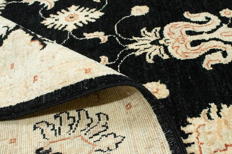 Ziegler Teppich 143 x 205 cm - schwarz