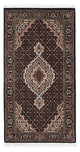 Perserteppich - Täbriz 73 x 140 cm - dunkelblau
