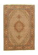 Täbriz Teppich 106x145cm - Perserteppich - beige